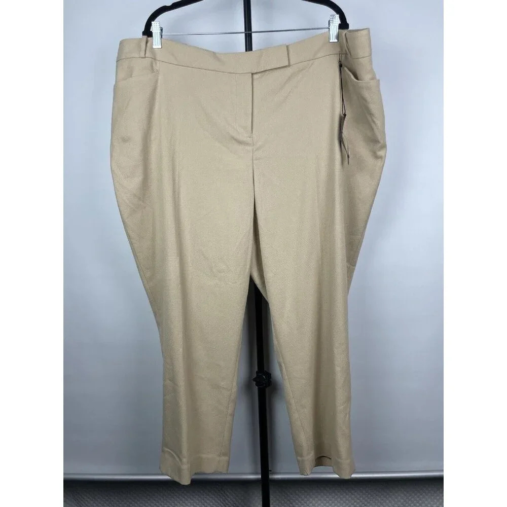 Lane Bryant Women’s The Lena Curvy Fit Slim Leg Stretch Ankle Pant Size 24